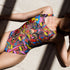 Magic Mushrooms and Frogs One-Piece Swimsuit in red